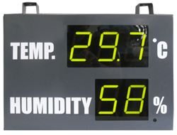 Temperature & Humidity LED Display - PC11023